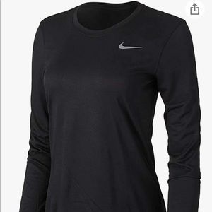 NIKE Black Dry Fit Long Sleeve